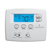 White-Rodgers Emerson Blue™ 2" Programmable Heat Pump Thermostat White
