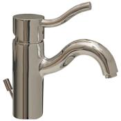 Whitehaus Venus 1.2 GPM Single Hole Bathroom Faucet with Pop-Up Drain Assembly Polished Chrome