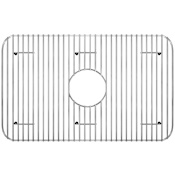 Whitehaus 23-1/2" L x 16-1/8" W Stainless Steel Basin Rack with Rubber Feet Stainless Steel