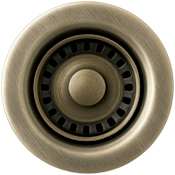 Whitehaus Accessory Basket Strainer Antique Brass