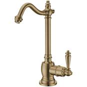 Whitehaus Forever Hot Point of Use Traditional Cold Water Drinking Water Faucet Antique Brass