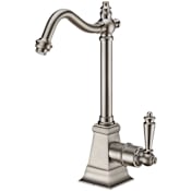 Whitehaus Forever Hot Point of Use Cold Water Drinking Water Faucet Brushed Nickel