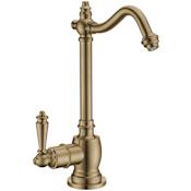 Whitehaus Forever Hot Point of Use Traditional Hot Water Drinking Water Faucet Antique Brass