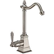 Whitehaus Forever Hot Point of Use Hot Water Drinking Water Faucet Brushed Nickel
