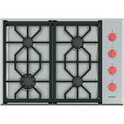 Wolf Pro 30 Inch Wide 4 Burner Professional Liquid Propane Cooktop Stainless Steel
