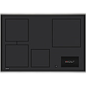 Wolf 30 Inch Wide 4 Burner Transitional Induction Cooktop with Control Lock and Pause Feature Stainless Steel