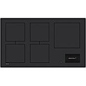 Wolf 36 Inch Wide 5 Burner Induction Cooktop with Control Lock and Bridge Function Black