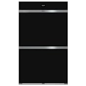 Wolf M Series Contemporary 30 Inch Wide 5.1 Cu. Ft. Electric Double Oven Black