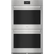 Wolf E Series 30 Inch Wide 6.1 Cu. Ft. Double Electric Oven with Wi-Fi Stainless Steel