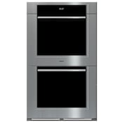 Wolf M Series Transitional 30 Inch Wide 5.1 Cu. Ft. Electric Double Oven Stainless Steel