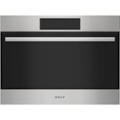 Wolf E Series Transitional 24 Inch Wide 1.6 Cu. Ft. 900 Watt Built In Microwave Stainless Steel
