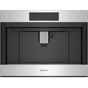 Wolf E Series 24 Inch Wide Transitional Built-In Coffee System Classic Stainless