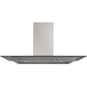 Wolf 36 Inch Wide Wall Mounted Range Hood Stainless Steel / Glass