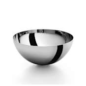 WS Bath Collections Acquaio 15-2/5" Stainless Steel Vessel Bathroom Sink from the Linea Collection Stainless Steel