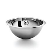 WS Bath Collections Acquaio 13" Stainless Steel Undermount Bathroom Sink with Overflow Polished Stainless Steel