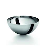 WS Bath Collections Acquaio 11-2/5" Stainless Steel Vessel Bathroom Sink from the Linea Collection Stainless Steel