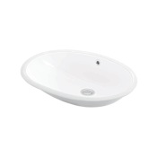 WS Bath Collections Basic 22-2/5" Undermount Bathroom Sink White