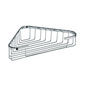 WS Bath Collections 9.6" Shower Basket from the Filo Collection Polished Chrome