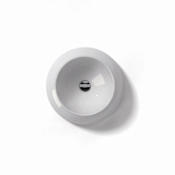 WS Bath Collections 18-1/2" Ceramic Vessel or Self Rimming Bathroom Sink from the Ceramica Collection White