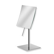 WS Bath Collections Mevedo 5-7/8" W x 11-13/16" H Square Frameless Makeup Mirror Polished Chrome