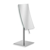 WS Bath Collections Mevedo 4-11/16" W x 12-13/16" H Rectangular Frameless Makeup Mirror Polished Chrome