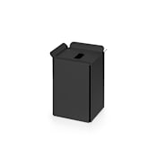WS Bath Collections Bandoni 8.2 gallons Waste Paper Basket Black