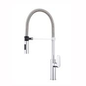 WS Bath Collections Candy Single Handle Pre-Rinse Kitchen Faucet with Swivel Spout Polished Chrome