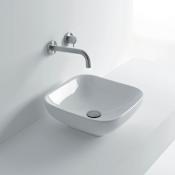 WS Bath Collections Ciotola 15-7/10" Vessel Sink Ceramic White