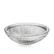 WS Bath Collections Crystal 16-7/8" Circular Glass Vessel Bathroom Sink Clear