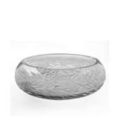WS Bath Collections Crystal 16-1/2" Circular Glass Vessel Bathroom Sink Clear