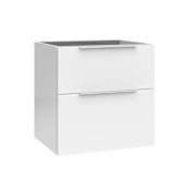 WS Bath Collections Dalia 24" Single Wall Mounted Vanity Cabinet Only - Less Vanity Top Glossy White