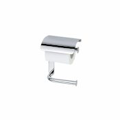 WS Bath Collections Hotellerie Double Post Tissue Holder with Lid Polished Chrome