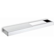 WS Bath Collections Icselle Wall Mounted Bathroom Tray - Less Towel Railing Ceramic White