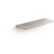 WS Bath Collections Roersa Wall Mounted 11-4/5" Shower Shelf Brushed Stainless Steel