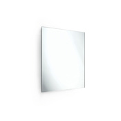 WS Bath Collections Speci 23-5/8" W x 25-3/16" H Transitional Rectangular Stainless Steel Framed Bathroom Wall Mirror Stainless Steel