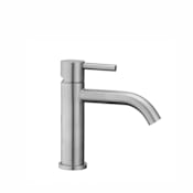 WS Bath Collections Steel Deck Mounted Bathroom Faucet Stainless Steel