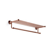 WS Bath Collections Venessia 25-7/8" Brass Bathroom Shelf Bronze