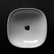 WS Bath Collections Wild 17-7/10" Vessel Bathroom Sink White