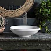 WS Bath Collections Wild 17-7/10" Vessel or Drop In Bathroom Sink White