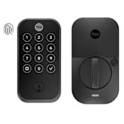 Yale Assure Lock 2 WiFi Enabled Touchscreen Fingerprint Version Keyed Entry Deadbolt Black Suede