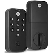 Yale Code Single Cylinder Electronic Keypad Keyless Entry Deadbolt Black Suede