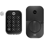 Yale Assure 2 Electronic Fingerprint Touchscreen Key Free Entry Deadbolt with Bluetooth Black Suede