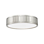 Z-Lite Madison 13" Wide LED Flush Mount Drum Ceiling Fixture Brushed Nickel