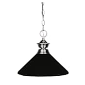 Z-Lite 1 Light Full Sized Pendant Brushed Nickel