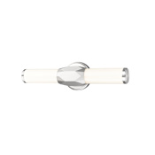 Z-Lite Cooper 2 Light 18" Wide LED Bath Bar Brushed Nickel