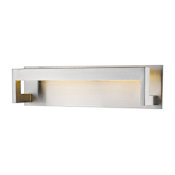 Z-Lite Linc Single Light 19-13/16" Wide Integrated LED Bath Bar Brushed Nickel