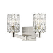 Z-Lite Aubrey 2 Light 14" Wide Bathroom Vanity Light Brushed Nickel