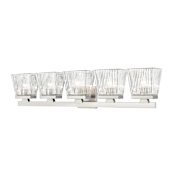 Z-Lite Astor 5 Light 36" Wide Bathroom Vanity Light Brushed Nickel