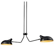 Z-Lite Bellamy 2 Light 10" Wide Multi Light Pendant Matte Black