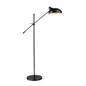 Z-Lite Bellamy 52" Tall Boom Arm Floor Lamp Matte Black